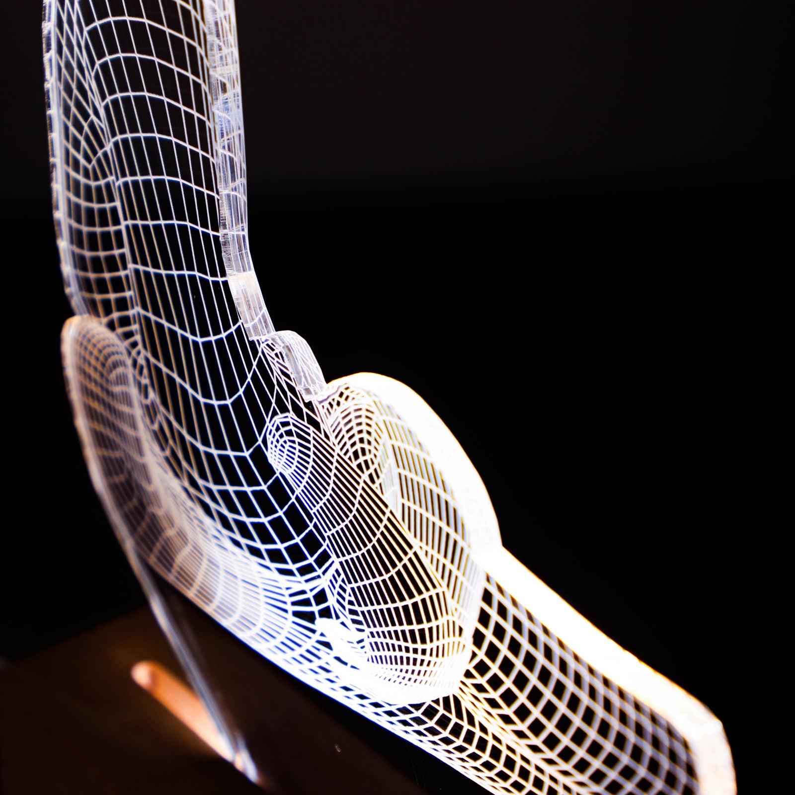 3D illusion lamp featuring a detailed elbow joint anatomy design, illuminated in a white tone, ideal as a unique gift for orthopedic specialists or medical professionals focusing on joint care.