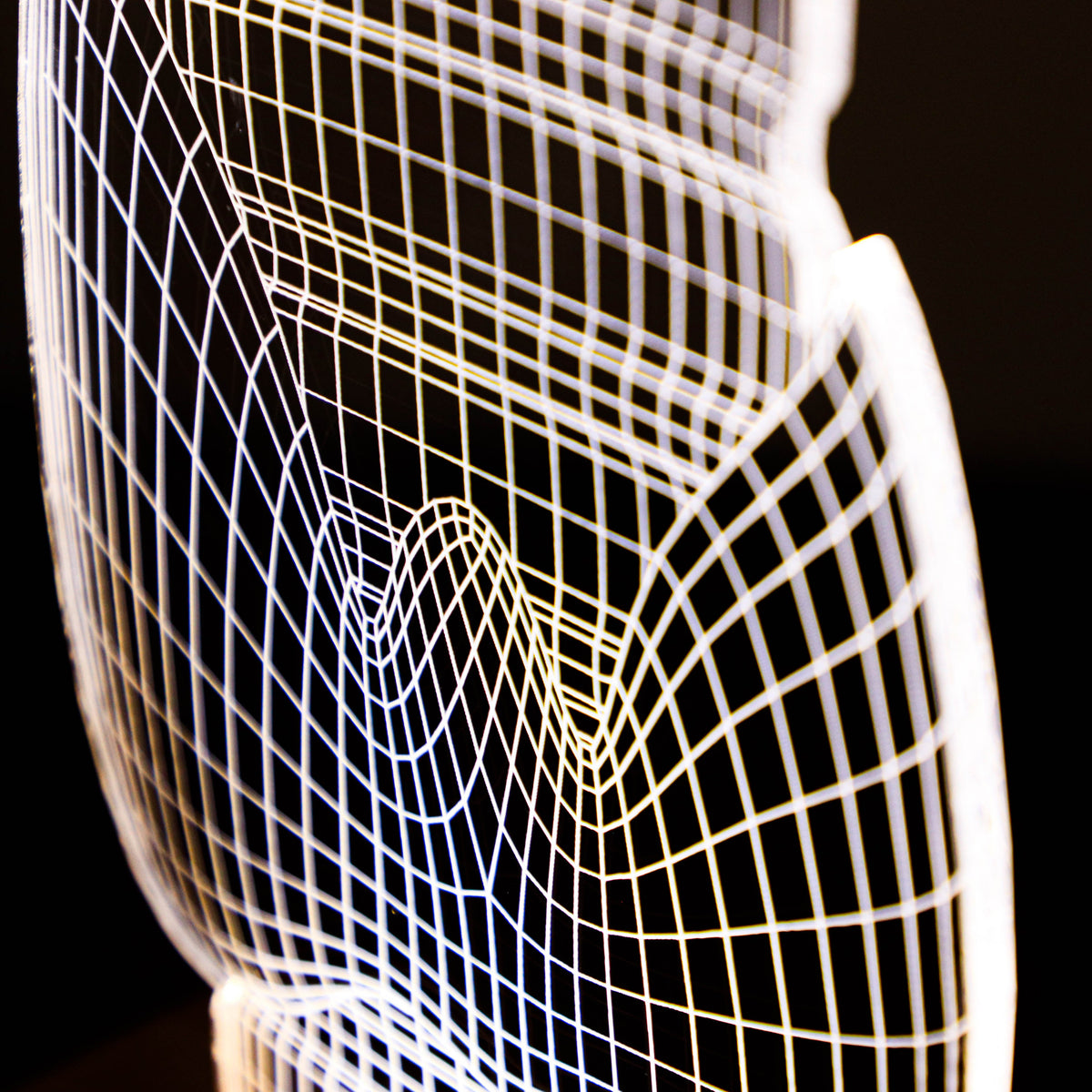 Personalized 3D illusion lamp with a glowing thyroid gland design, a thoughtful and unique gift for endocrinologists or thyroid specialists