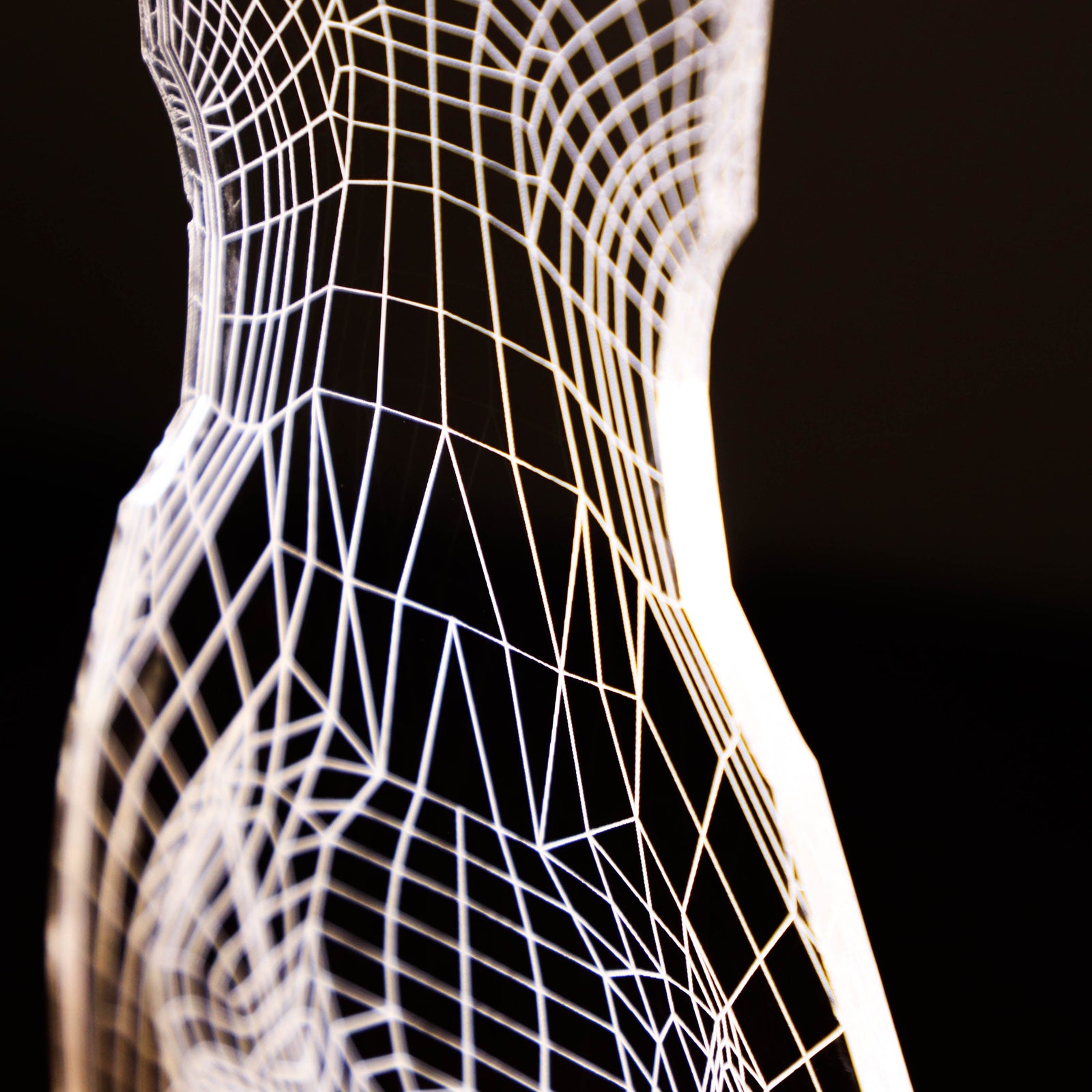 3D illusion lamp featuring a detailed human nose anatomy design, illuminated in a white tone, perfect as a unique gift for ENT specialists, rhinologists, or medical professionals focusing on nasal health.