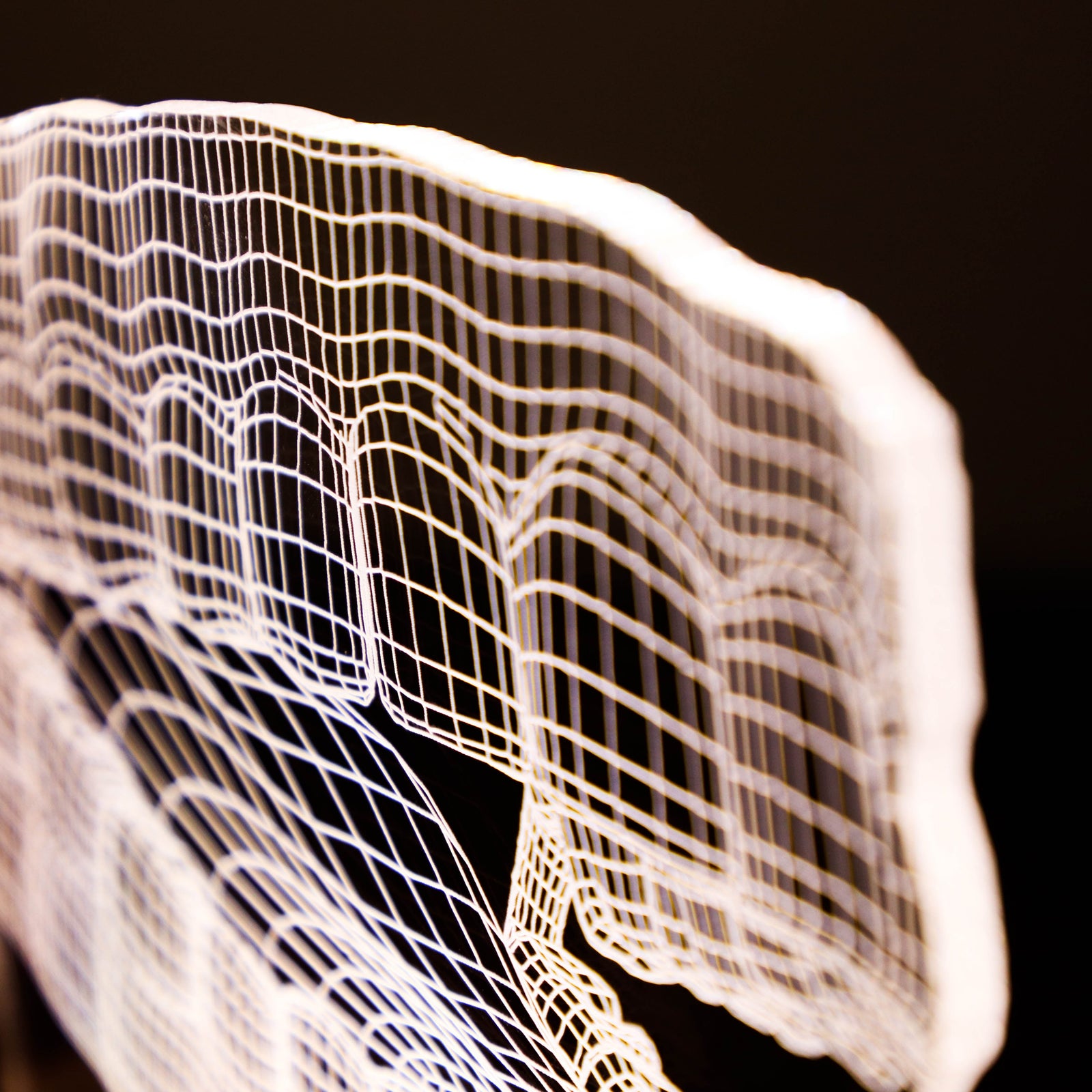 3D illusion lamp featuring a detailed human jaw anatomy design, illuminated in a white tone, perfect as a unique and thoughtful gift for dentists, orthodontists, or medical professionals specializing in oral health.