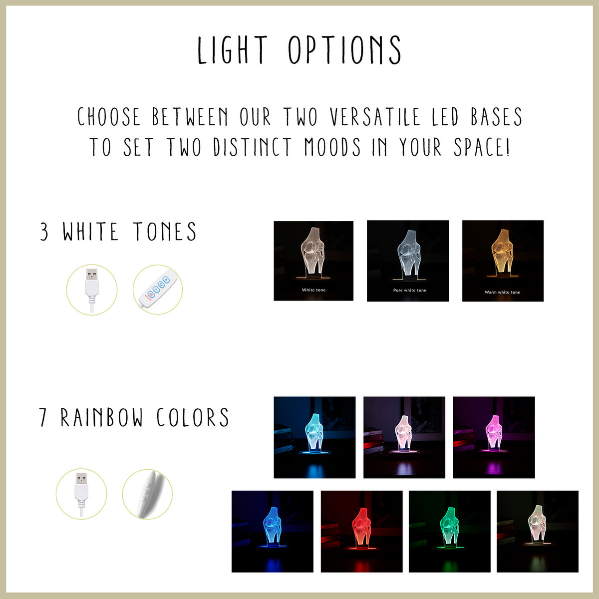 3D illusion lamp with a glowing stomach anatomy design in a white tone, perfect as a personalized gift for gastroenterologists or medical professionals specializing in digestive health