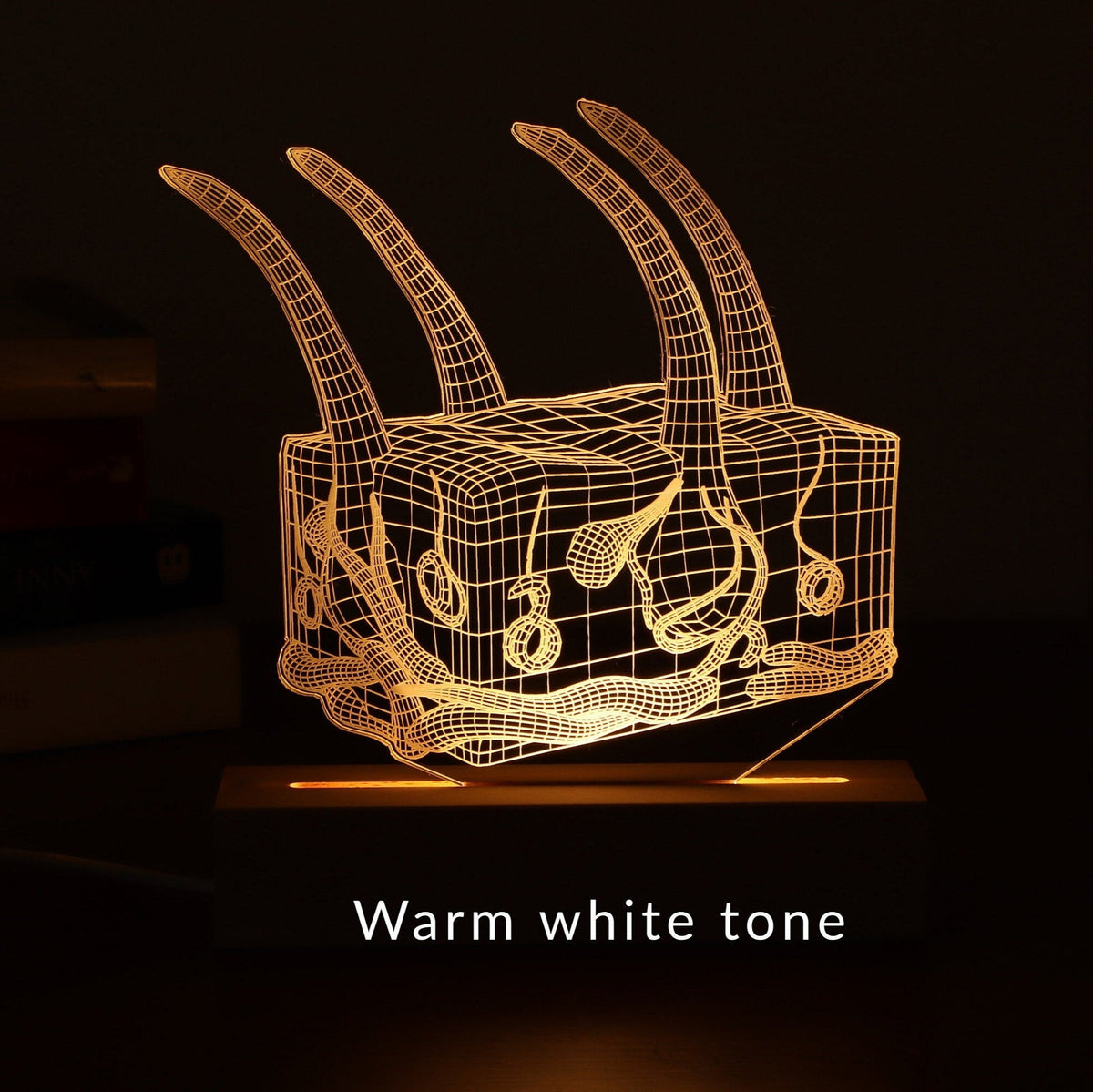 Personalized 3D Illusion led lamp with a skin anatomy design, perfect gift for dermatologists or skincare experts.