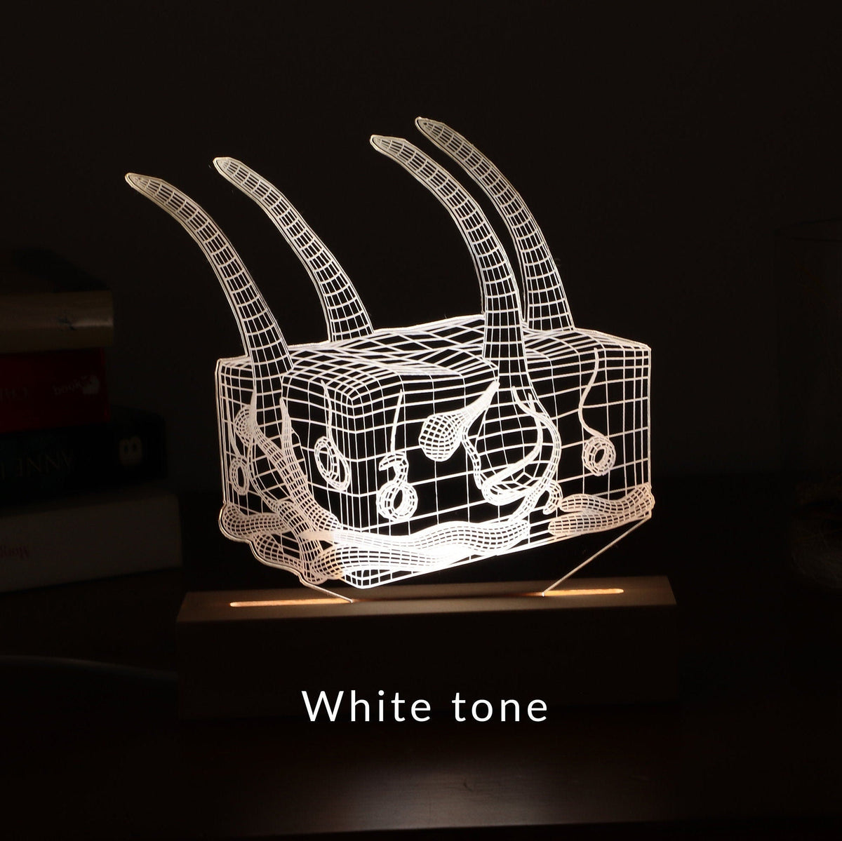 Personalized 3D Illusion led lamp with a skin anatomy design, perfect gift for dermatologists or skincare experts.
