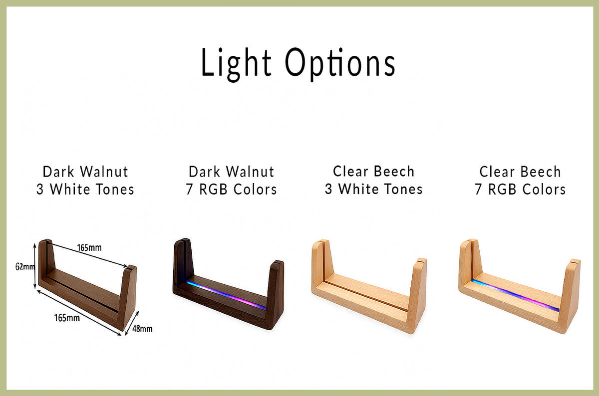 Wooden led base choice