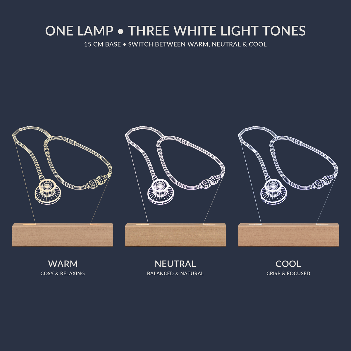 Weißton-Optionen für die Stethoskop-LED-Lampe
